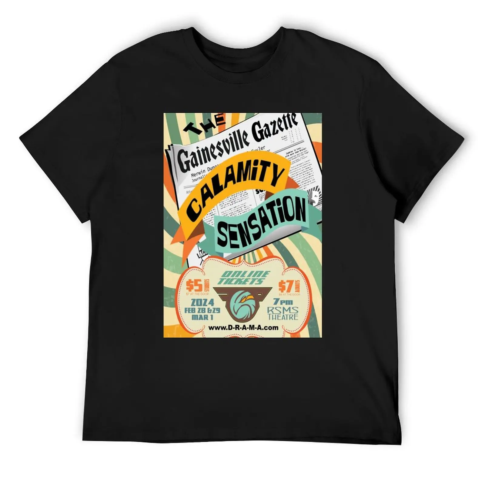 The Gainesville Gazette Calamity Sensation T-Shirt Blouse cheap stuff mens shirts graphic tee