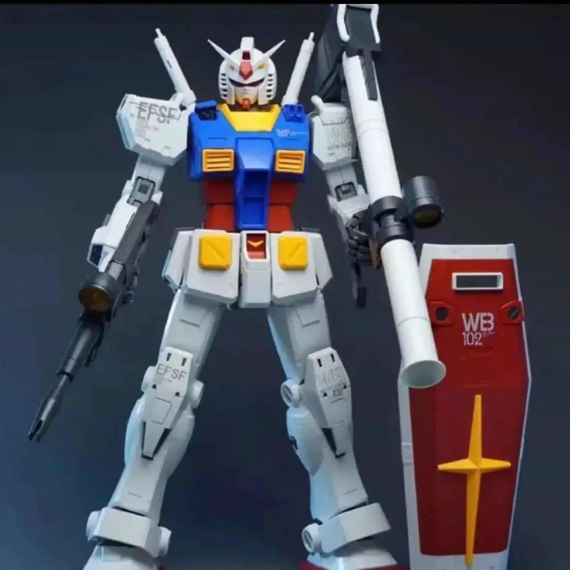 Fangdajing Model 1/35 Rx-78 2 Assembly Model with Led High Quality Collectible Robot Kits Models Kids Gift