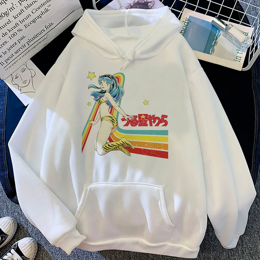 Urusei Yatsura sudaderas con capucha para mujer, sudaderas estéticas de estilo coreano, ropa harajuku para mujer