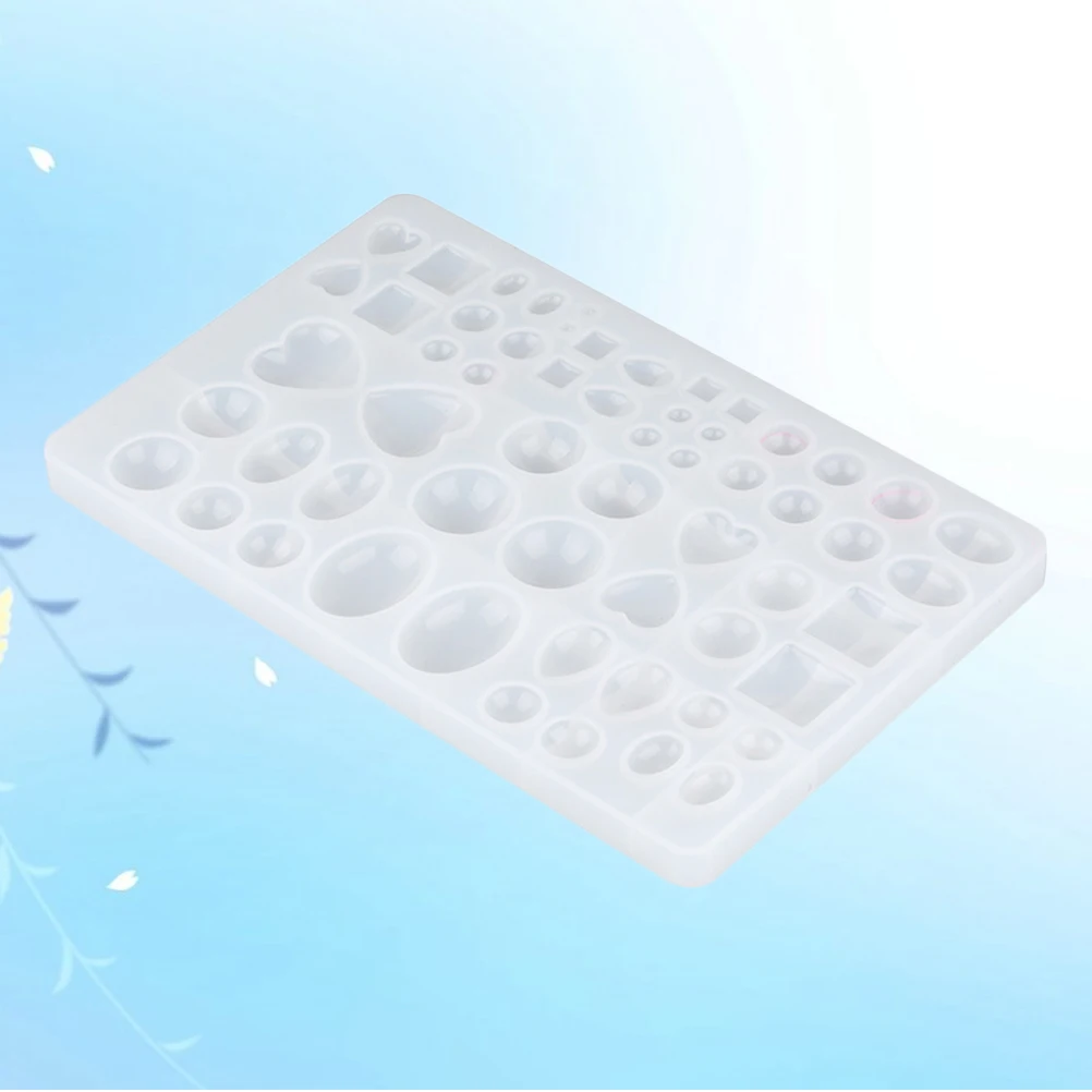 

Crystal Patch Silicone Resin Pendant Molds Mold With Hanging Hole DIY Jewelry Oval Shape Flexible Casting Accessories