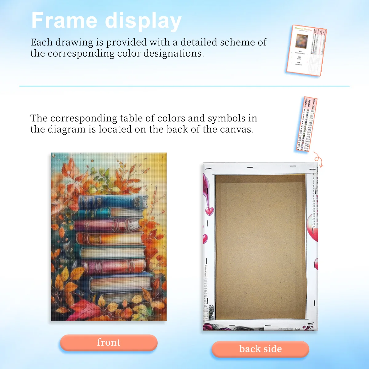 RUOPOTY Diamond Painting Frame Full Diamond Embroidery Round Square Book Cross Stitch Kits Diamond Mosaic Rhinestone Picture