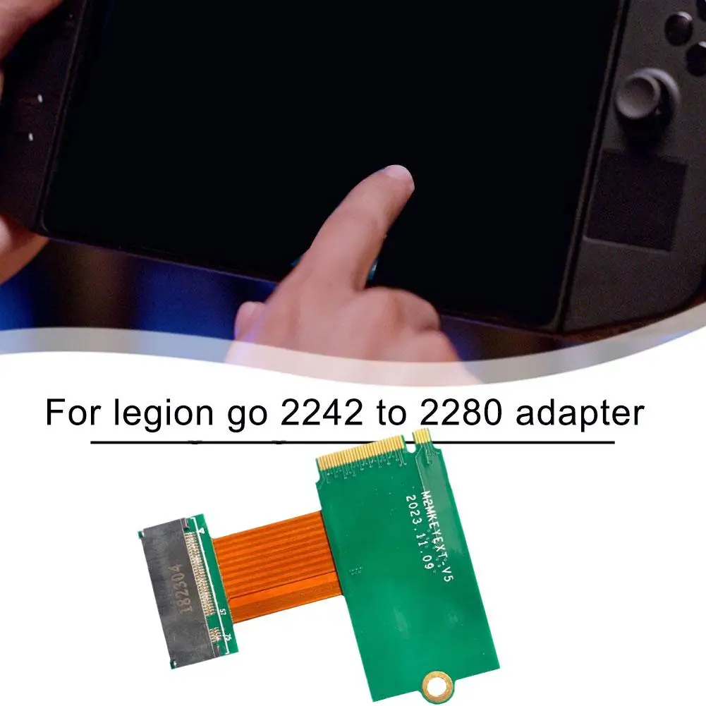 For Legion Go SSD Memory Card Adapter Converter Transfer Board Modified NVME Hard Drive Card M.2 Accessories 2242 to 2280