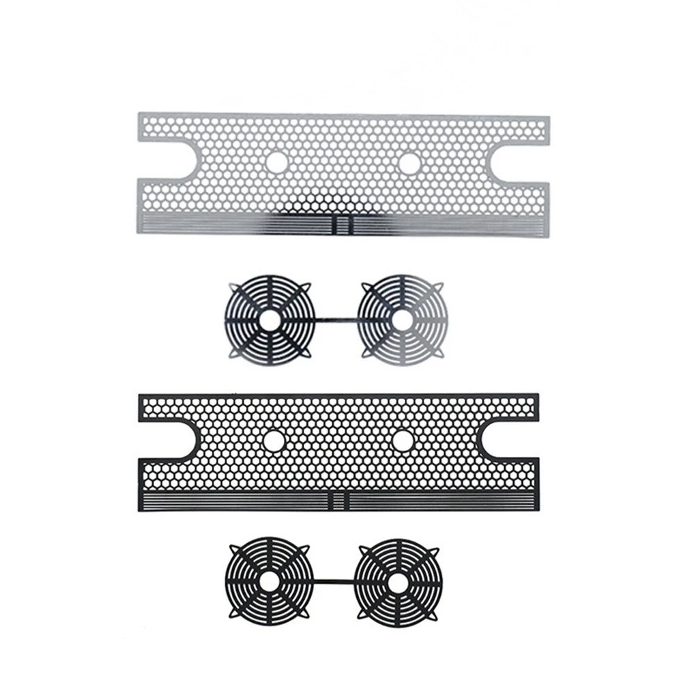 A98Z For Traxxas TRX4 Ford Bronco Metal Mesh Simulation Water Tank Radiator,Modified And Upgraded Accessories