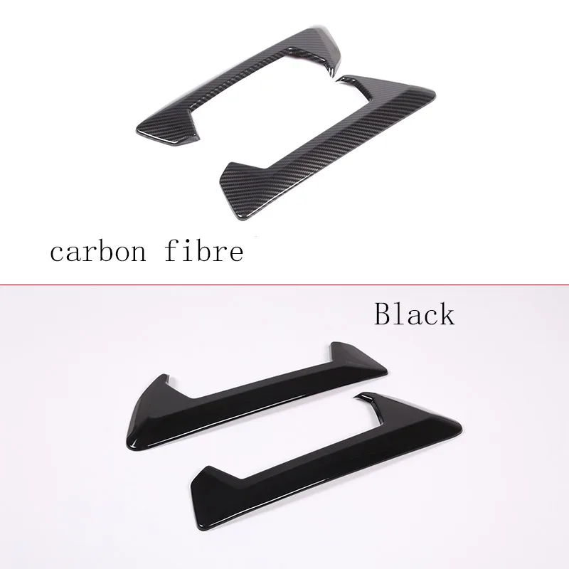 2 pcs ABS Glossy Black For BMW X5 G05 2023 2024 Car Side Air Fender Vent Trim Car Accessories