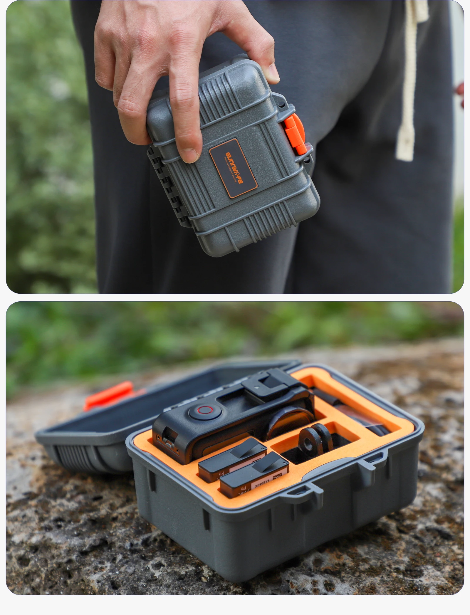 Mini Hard Case For DJI Osmo Action 5 Pro Waterproof Travel Storage Box Protective For DJI Action 4/3 Sports Camera Accessories