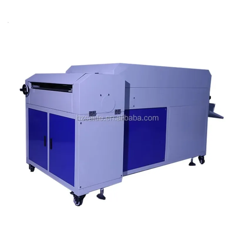 HR650 Cabinet Type 650mm/24'' Feeding Width UV Liquid Coating Machine for Album Paper Sheet A3 A4 Paper Processing Machinery