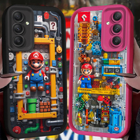 Building Blocks M-Marios Case for Samsung Galaxy A35 A55 A15 A25 A16 A06 A05 A05S A24 A13 A23 A12 A22 A32 A52 A71 A51 4G Phone