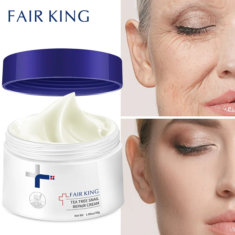 

FAIR KING Anti-Wrinkle Moisturizing Face Fine Lines Whitening Cream Snail Sodium Hyaluronate Nourishing Skin Treatment Wrinkle