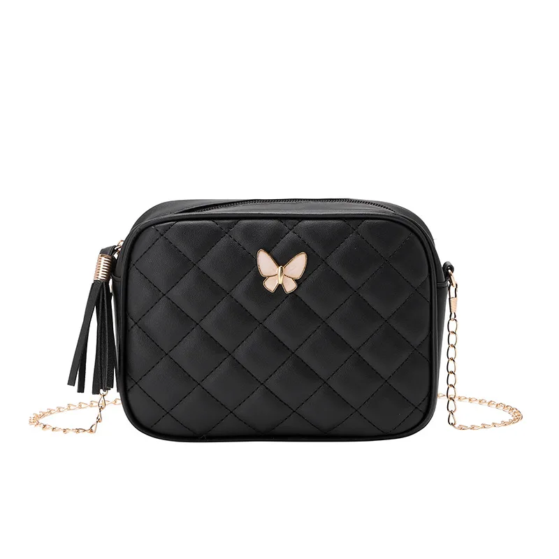 Casual export quilted embroidered shoulder crossbody women\'s bag 2022 versatile chain small square bag camera bag wholesale