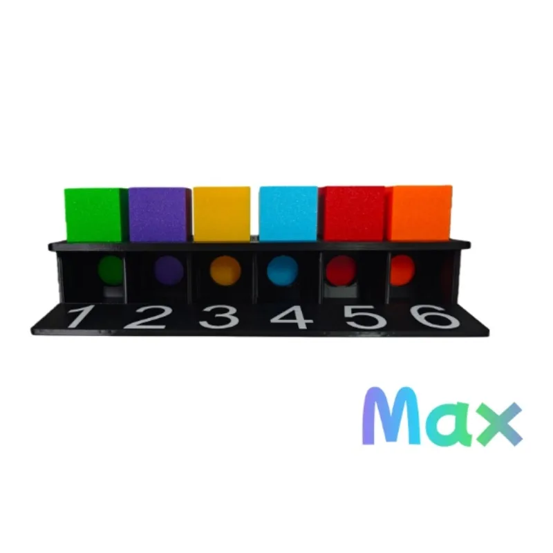 دعامة قراءة عقلية Mentalism - مكعب التنبؤ المطابق للألوان إصدار أقصى لمرحلة الساحر وصالون عرض سحري دعائم الخدع السحرية #2