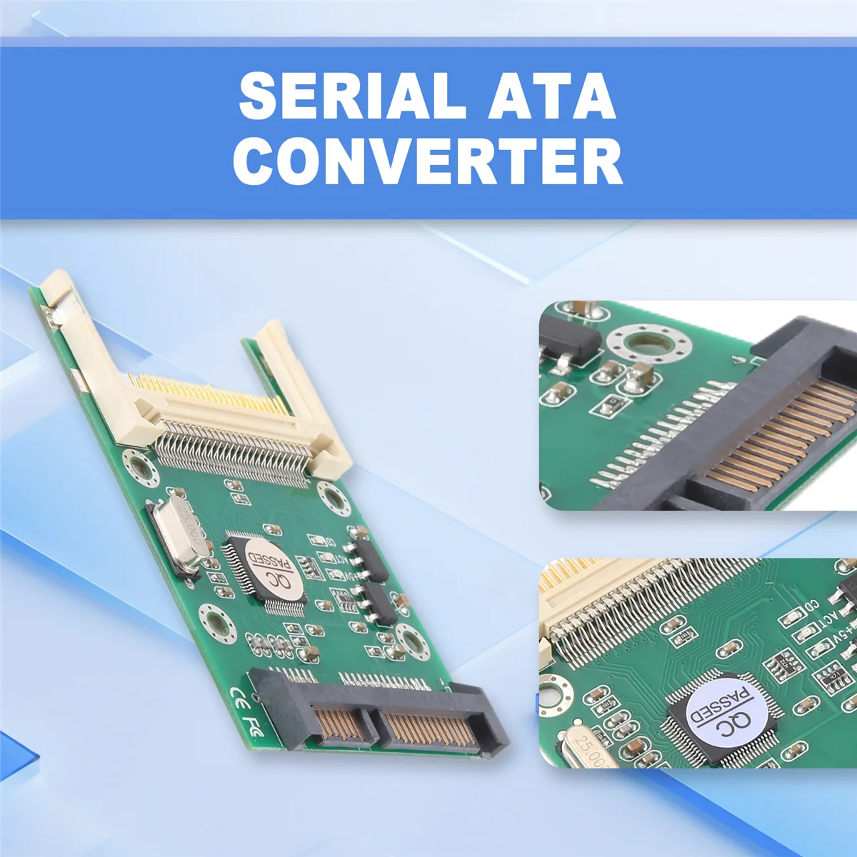 ABJU Compact Flash to Serial SATA Adapter Converter
