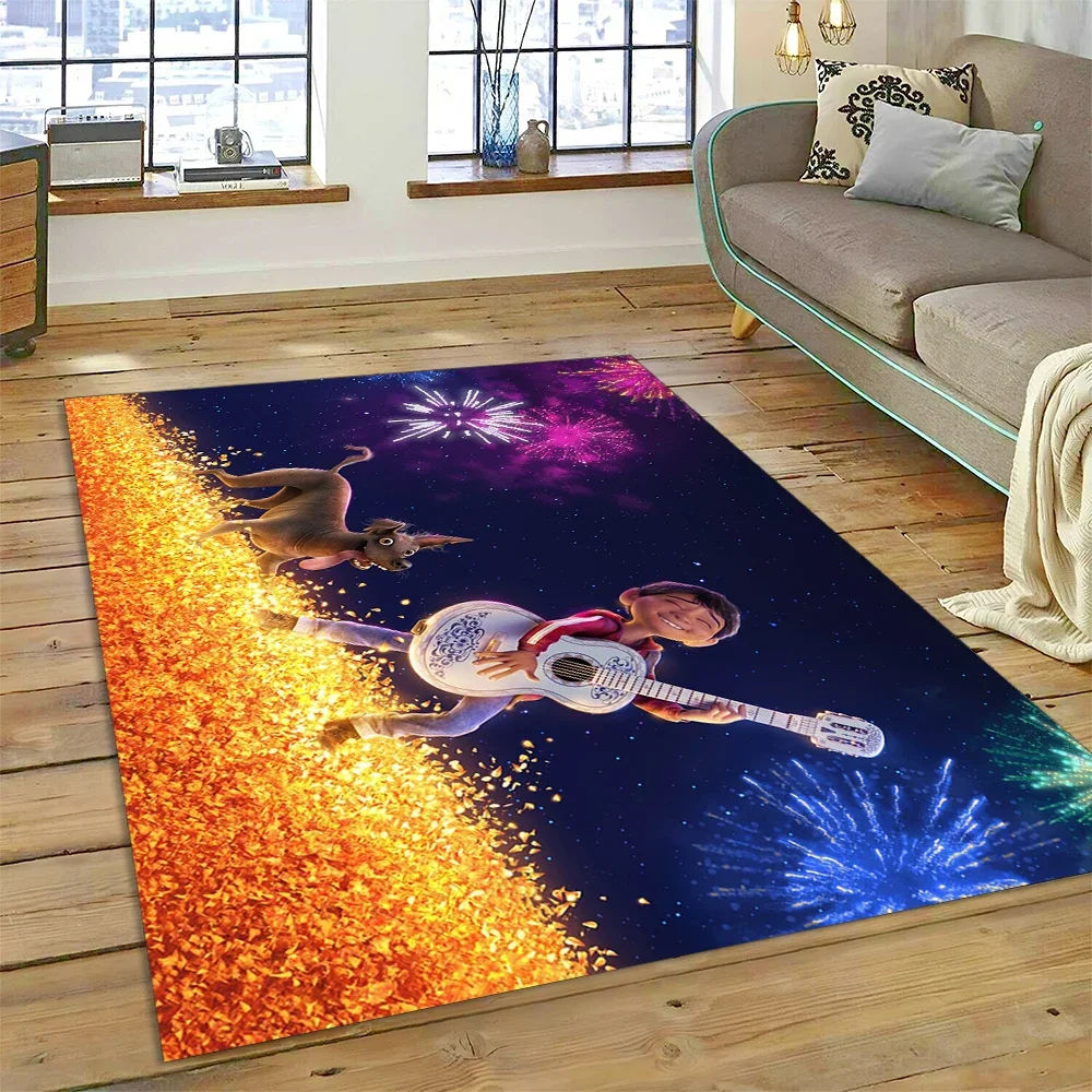Cartoon 27 Style Coco Day of The Dead Disney Carpet Rug for Bedroom Living Room Home Sofa Decoration,kids Large Decor Floor Mat