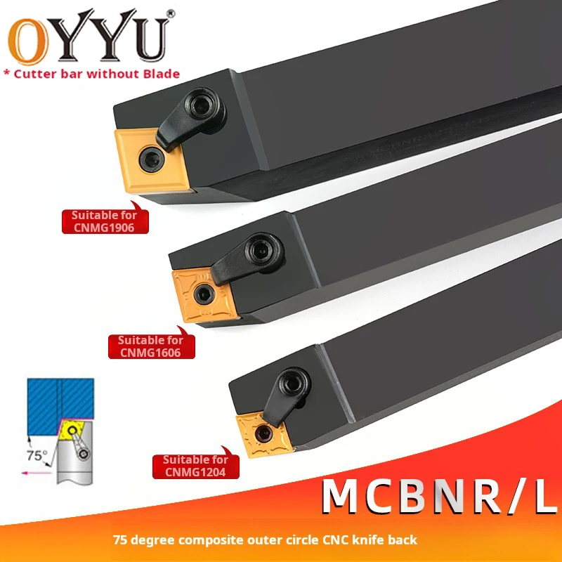 

OYYU MCBNR1616 MCBNR1616H12 MCBNR2020K12 MCBNR2525M12 MCBNR2525M16 MCBNR3232P12 External Tools Holder CNC MCBNR2020 MCBNR MCBNL