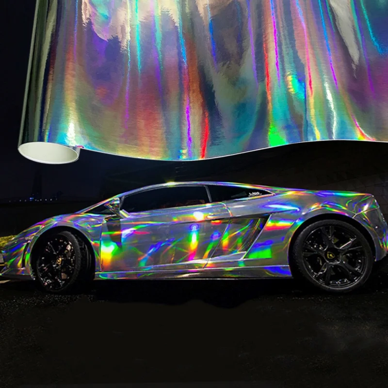 

The highest quality seven-color laser electroplated silver vinyl film for vehicle packaging quality assurance