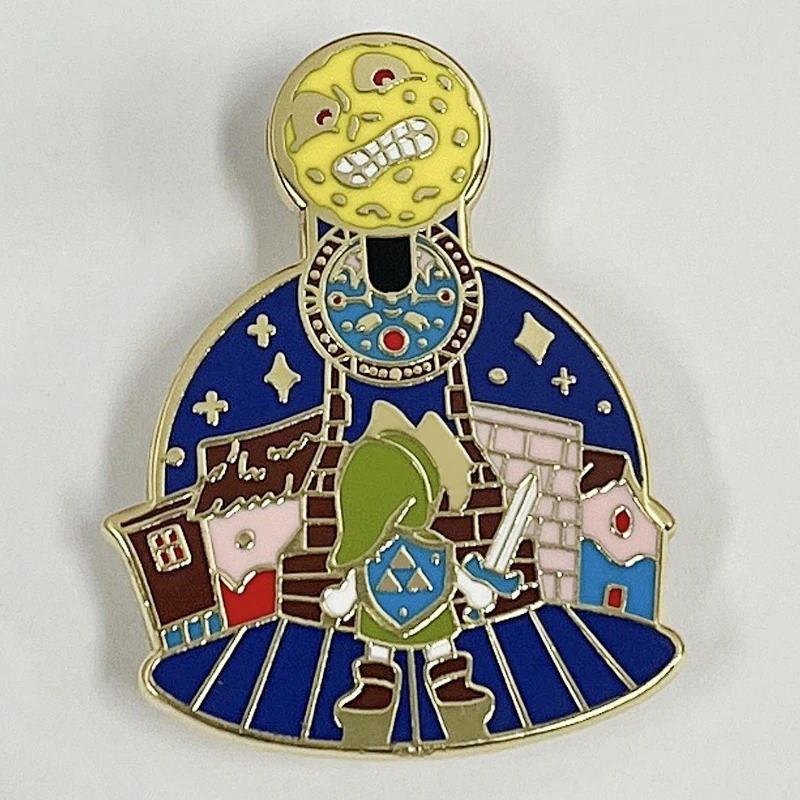 Z Game Hard Enamel Pin Metal Badge Anime Brooches Jewelry Gamer Gifts