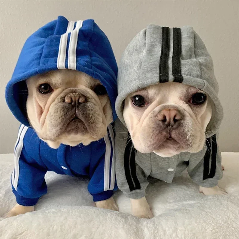 Adidog Winter Clothes Dog Jumpsuit Warm Puppy Pet Clothes Dog Hoodies Sweatshirt Yorkie French Bulldog Clothing Dog Coat Jacket