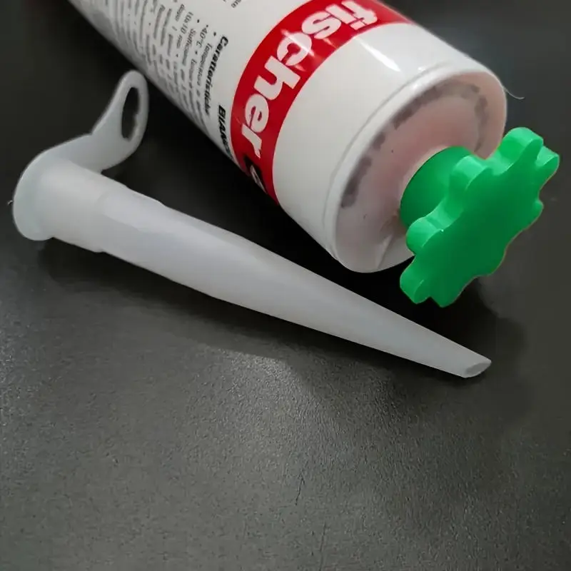 Tapa de tubo de silicona impresa en 3D, tapón de manguera, tapa de sellado y herramienta de dragado de boquilla de pistola selladora para tubo de núcleo abierto para evitar un secado rápido