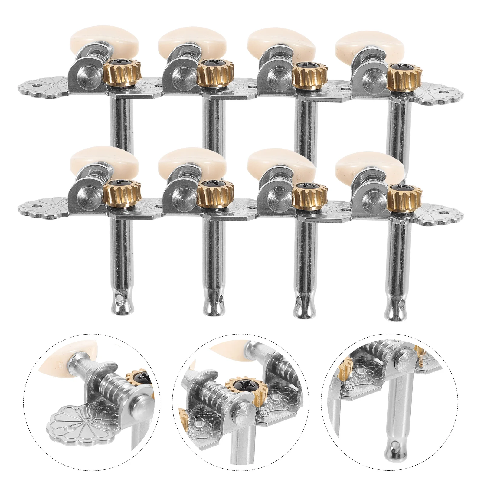 1 set Guitar Tuners Metal Acoustic Electric Guitar Tuning Pegs Replacement For Beginners Repair Tools 6 String Instruments