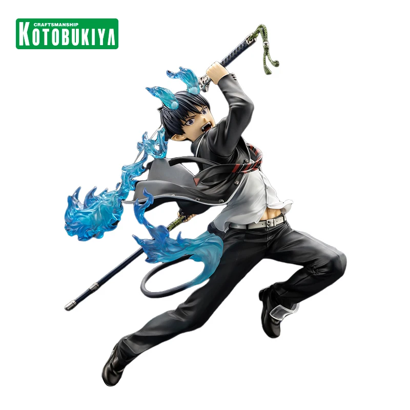 

Original Kotobukiya ARTFX J Blue Exorcist Okumura Rin Anime Character Figurine Collectible Model Doll Decoration Gift Genuine