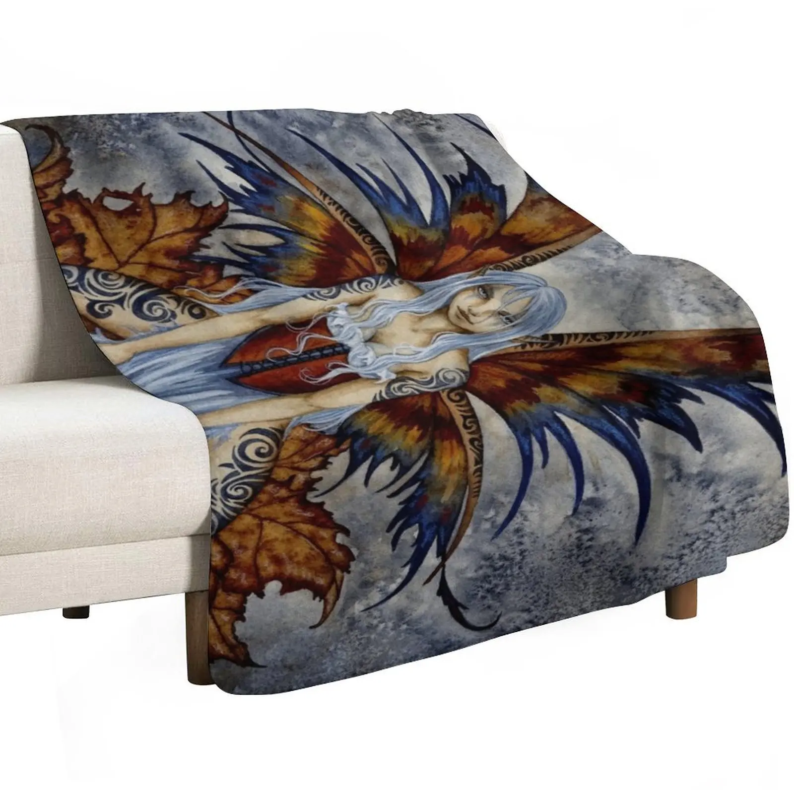 

Tattooed Fairy Throw Blanket Comforter christmas gifts Quilt for babies Blankets