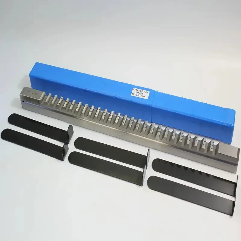

7/8 F HSS Push-Type Keyway Broach, F with Shims American Push Knife Metric Sized CNC Keyway Cutting Tools