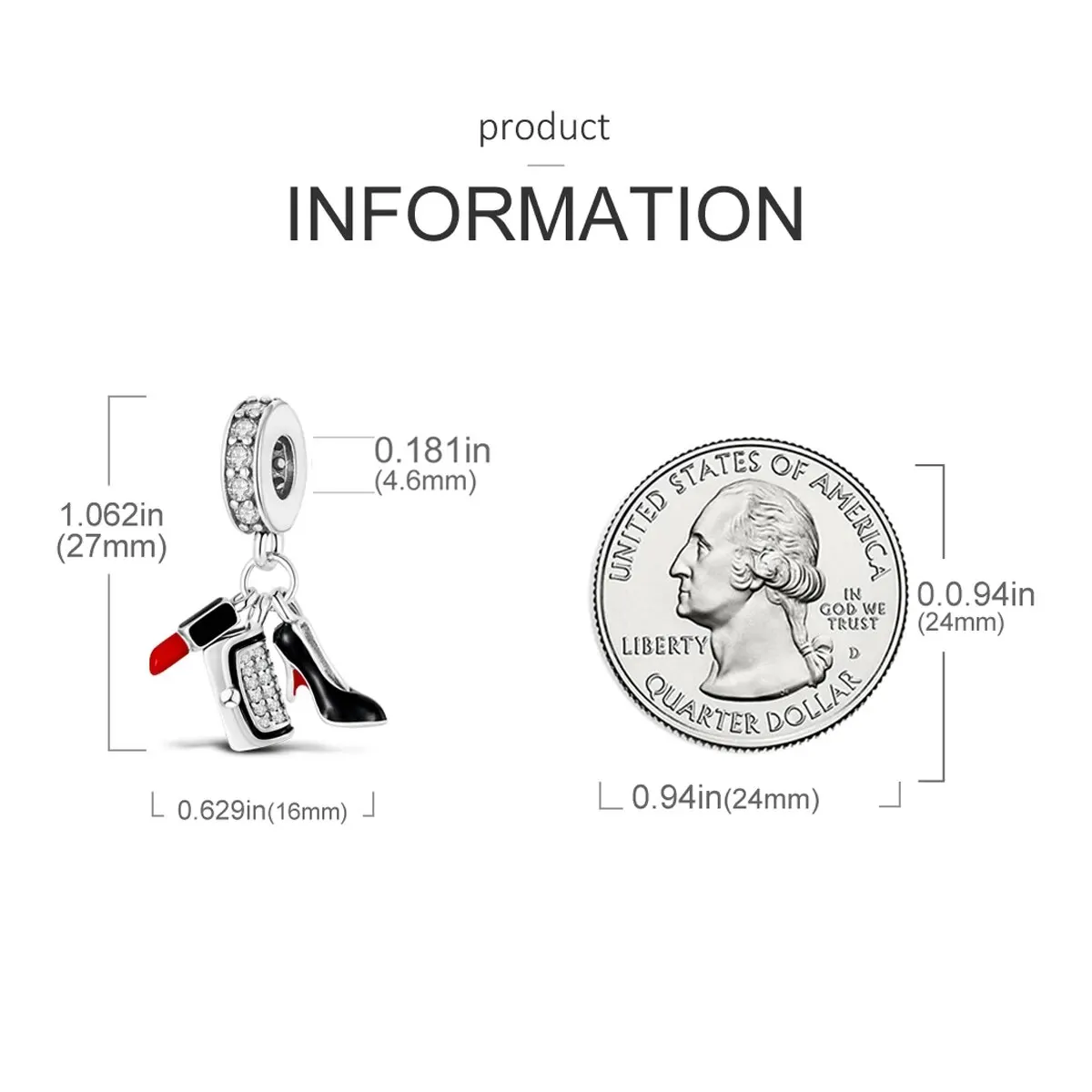 MULA 1PC Silver Plated Dangle Charms Lipstick Plane Insect Pendants Fit Original Bracelet Beads DIY Fashion Jewelry