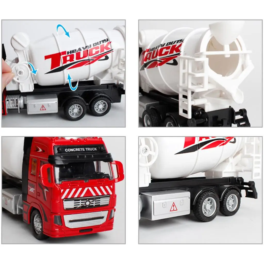 1/38 Diecast Alloy Pull Back Truck Model Boys Gifts Age 3 Toddlers Party Favors Home Decoration