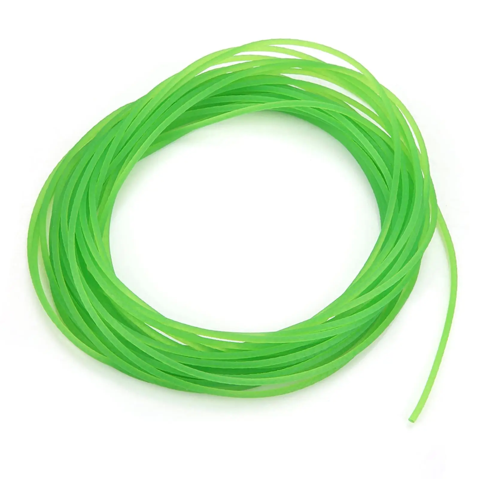Green PU Polyurethane Round Belt 2mm Diameter 10m Length for drive Transmission System