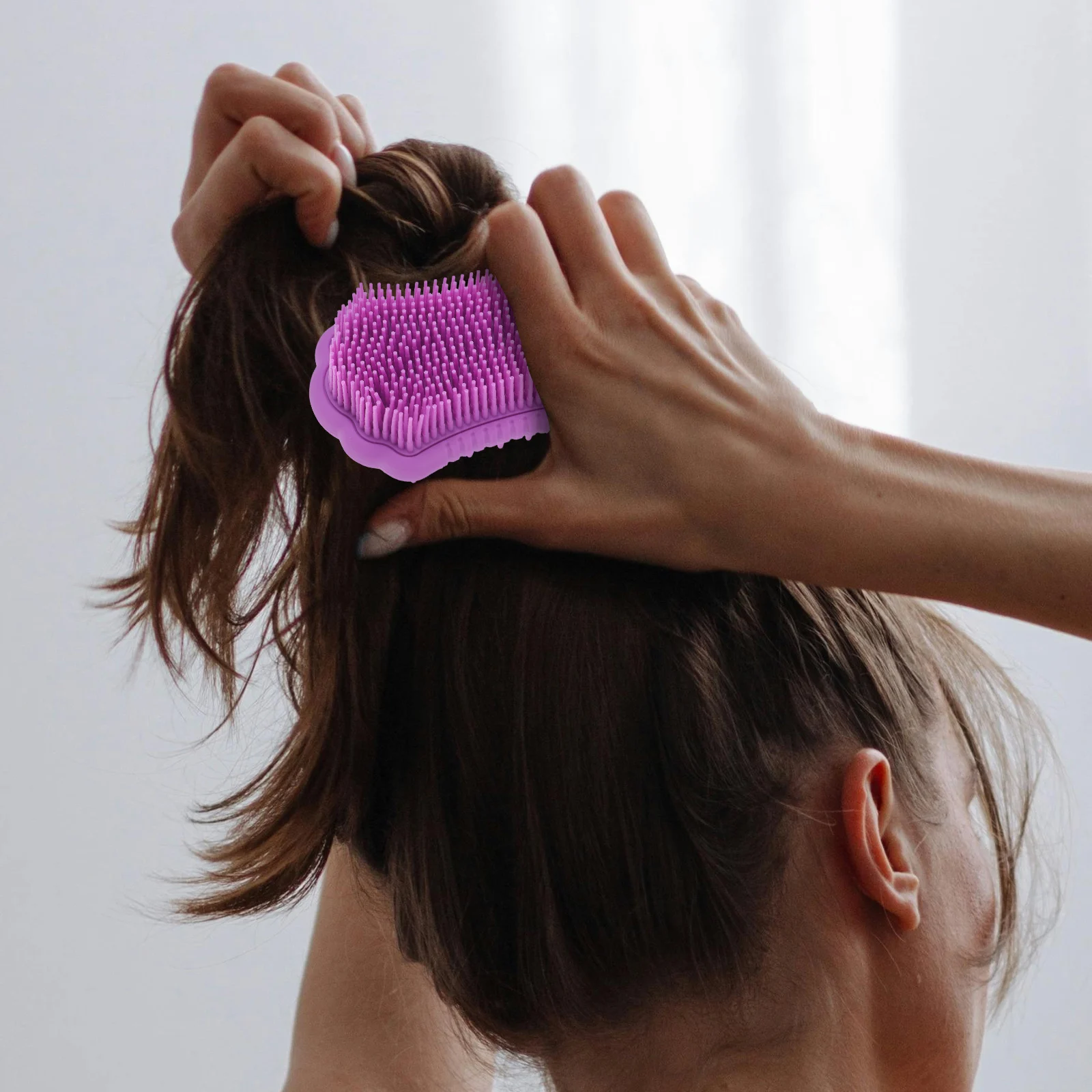 

1pcs Silicone Scalp Massager Comb Ergonomic Bath Brush Cleaning Body Hair Shower Scrubber Head Massager Tools Accessories