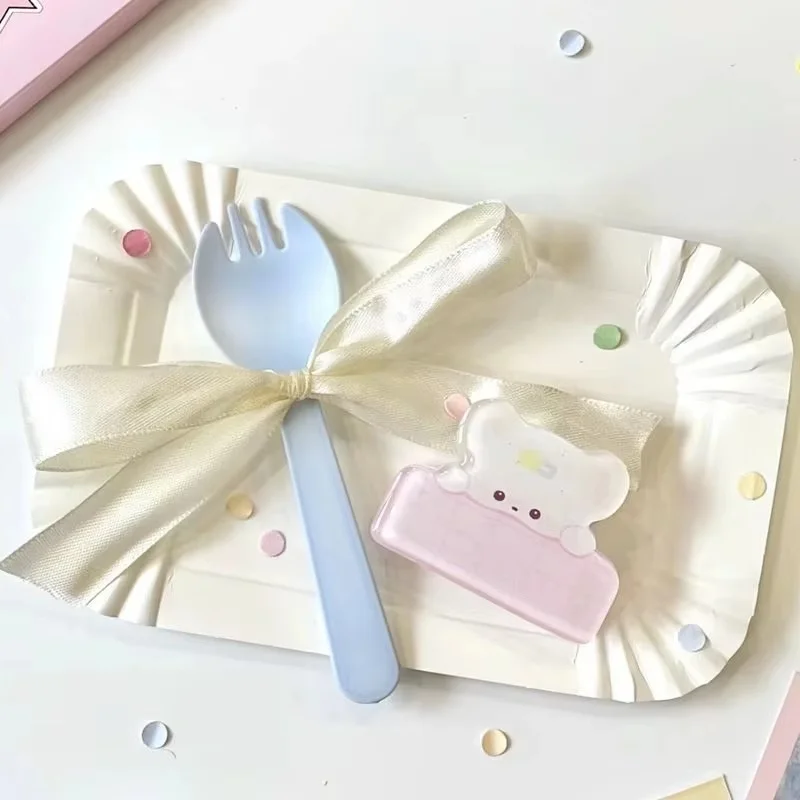 كتيب تنظيم وتخزين كليب لطيف هلام جرو Pp كليب على الوجهين الاكريليك طالب اليد كتاب التسمية أوراق اختبار #3