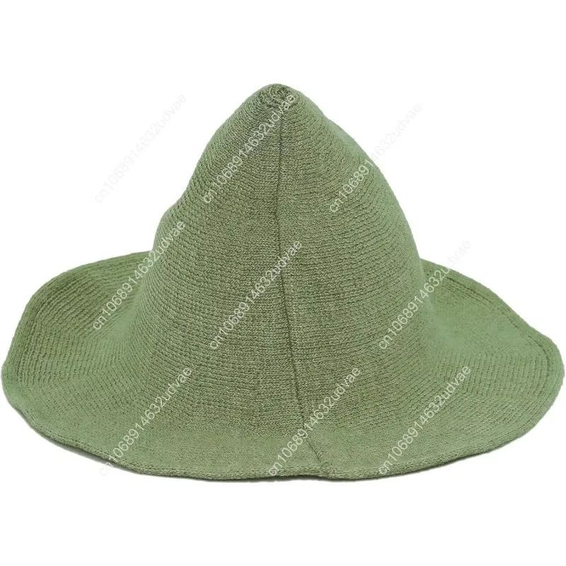 قبعة ساحرة للهالوين للنساء من Bestjybt قبعة صوف محبوكة للحفلات التنكرية وإكسسوارات تنكرية يوميًا