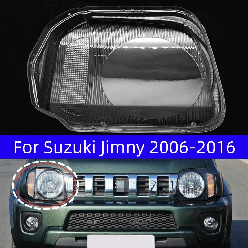 

For Suzuki Jimny 2006-2016 Cars Accessories Replace A Transparent PC Lights Shell Headlight Headlamp Lens Covers
