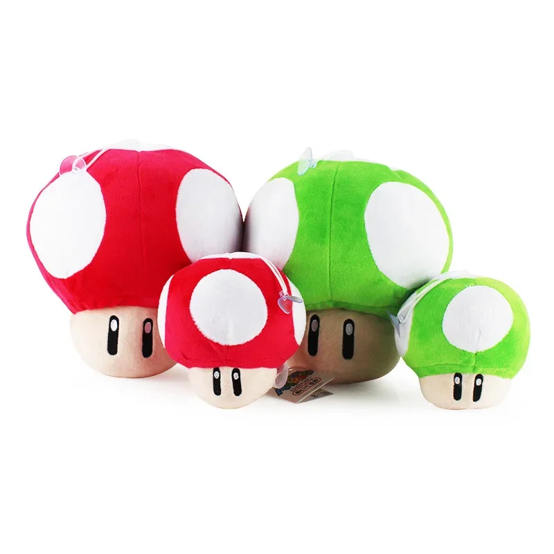 Super Marios Bros Fungo Peluche Bambole Anime Figura Morbida Farcita Portachiavi Simpatico Cartone Animato Portachiavi Giocattoli Per Bambini Borse