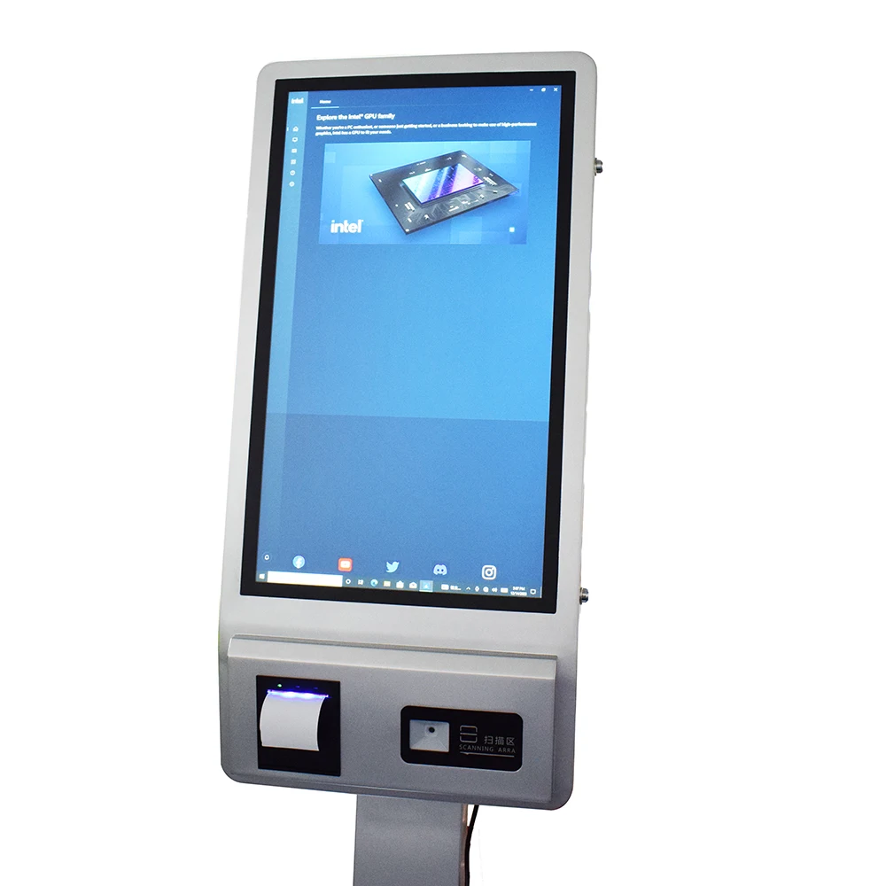 

Hot Selling Factory Price32 Inch Desktop Automatic Fast Food Ordering Touchscreen Machine Self Service Payment Kiosk For Restaur