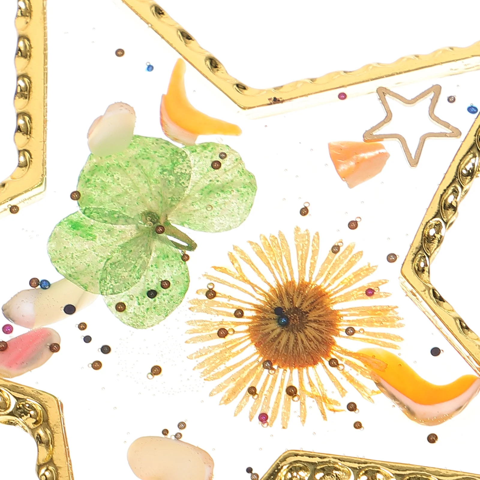 

Resin Star Shaped Nail Art Palette Color Mixer Display Tool for Professional Home Use Gel Polish Nail Art Palette