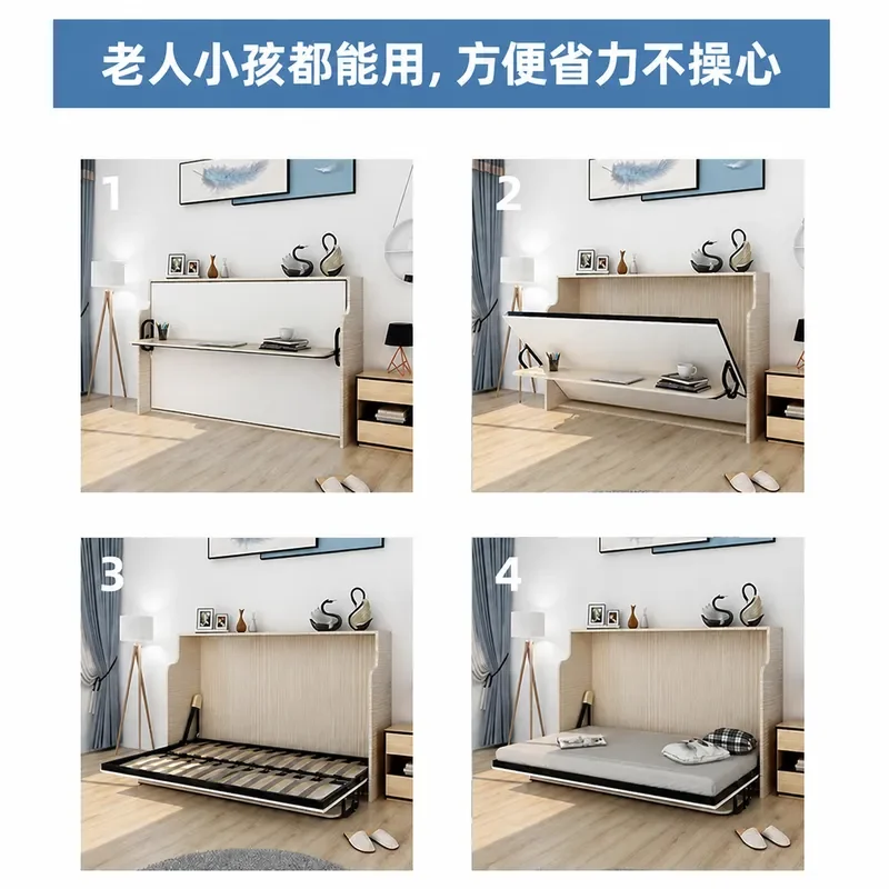 Rollover Table Ear Folding Invisible Bed Frame Murphy Bed Wall Bed Hardware Accessories Furniture