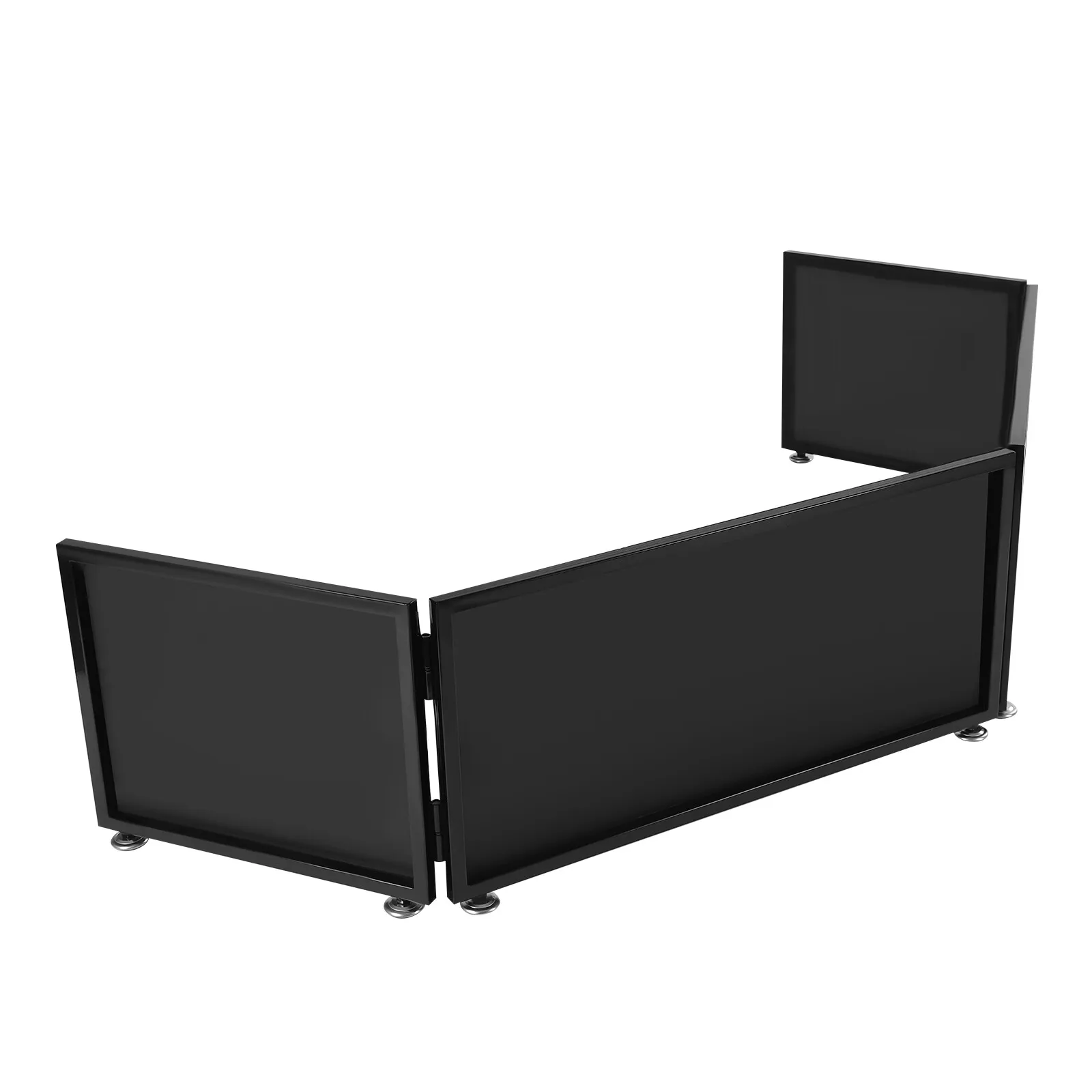 

NEW Portable DJ Event Facade Booth Foldable Cover Screen 2 Scrims 67*20x15.7''