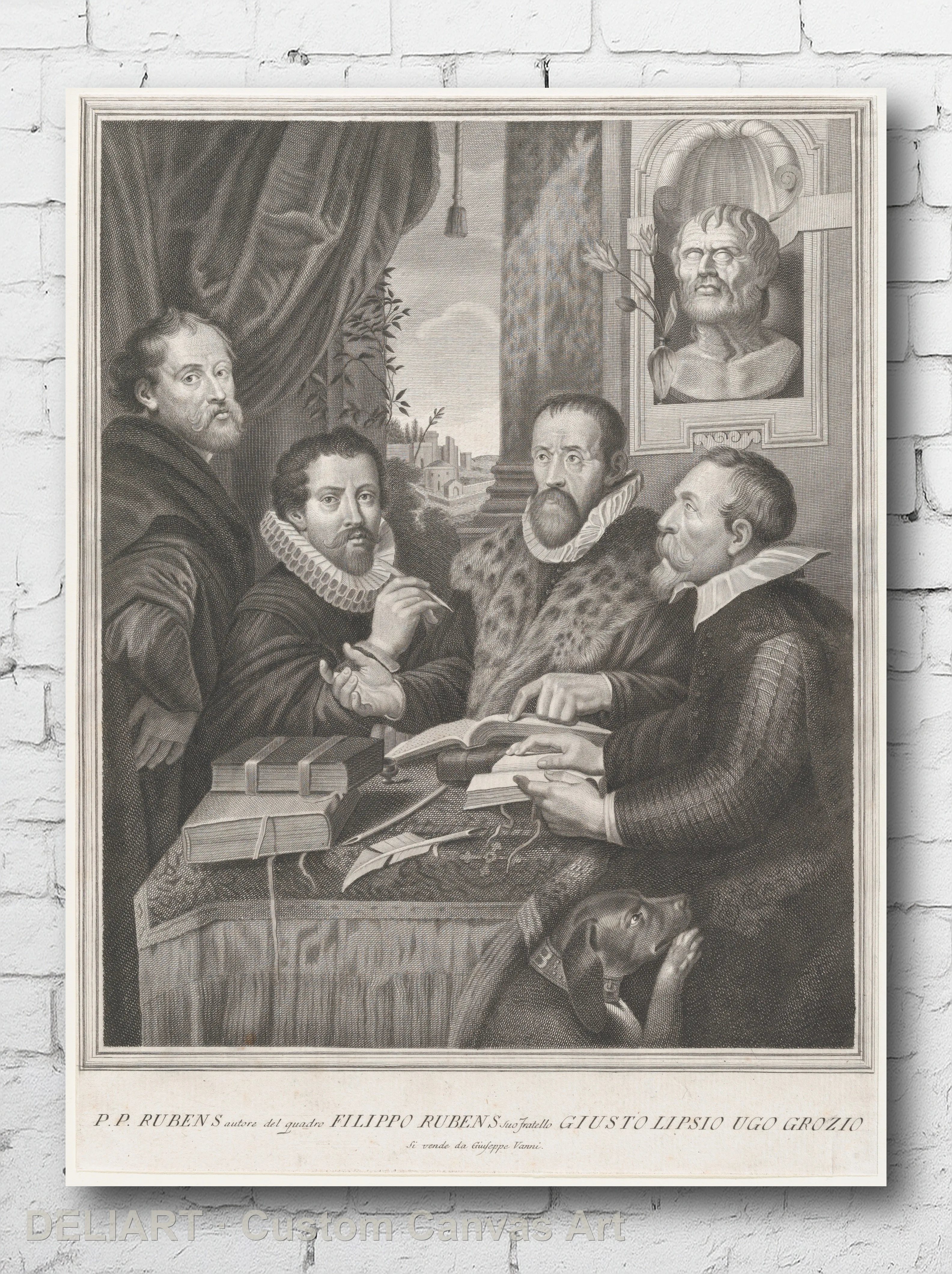 Baroque Dynamic Composition by Peter Paul Rubens - Fine Art Canvas Wall Art Poster Print Vintage Home Decor Unframed
