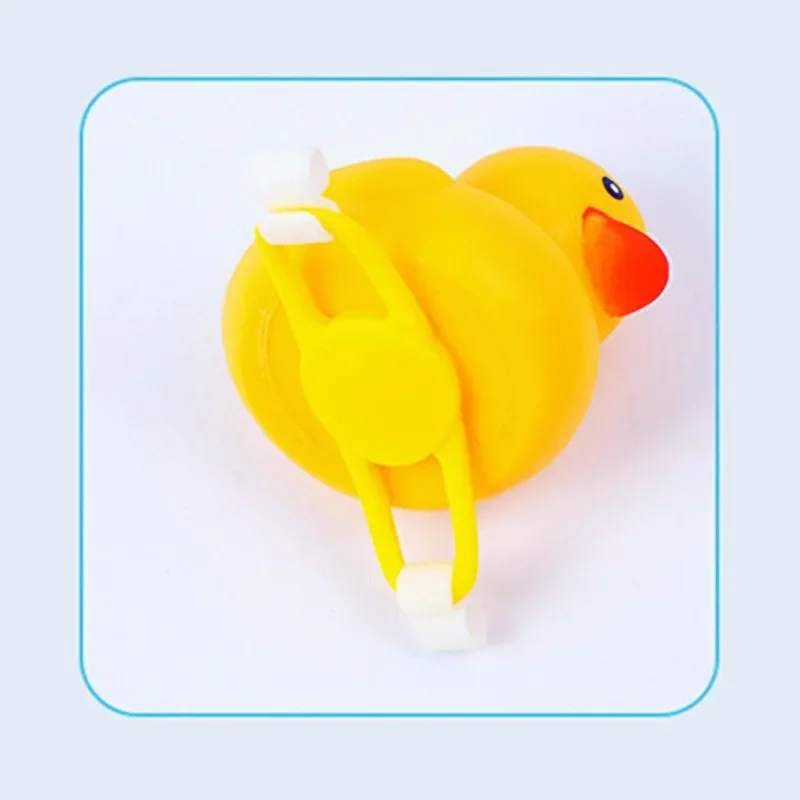 Car Bicycle ornament Small Yellow Duck  Airscrew Helmet Duck Ducky Bicycle Wind Motor Riding Cycling Ornament