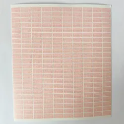 1500pcs Warranty  Sticker with Months Security Seal Size 10*5mm Red Color Rectangle Shape Fragile Label