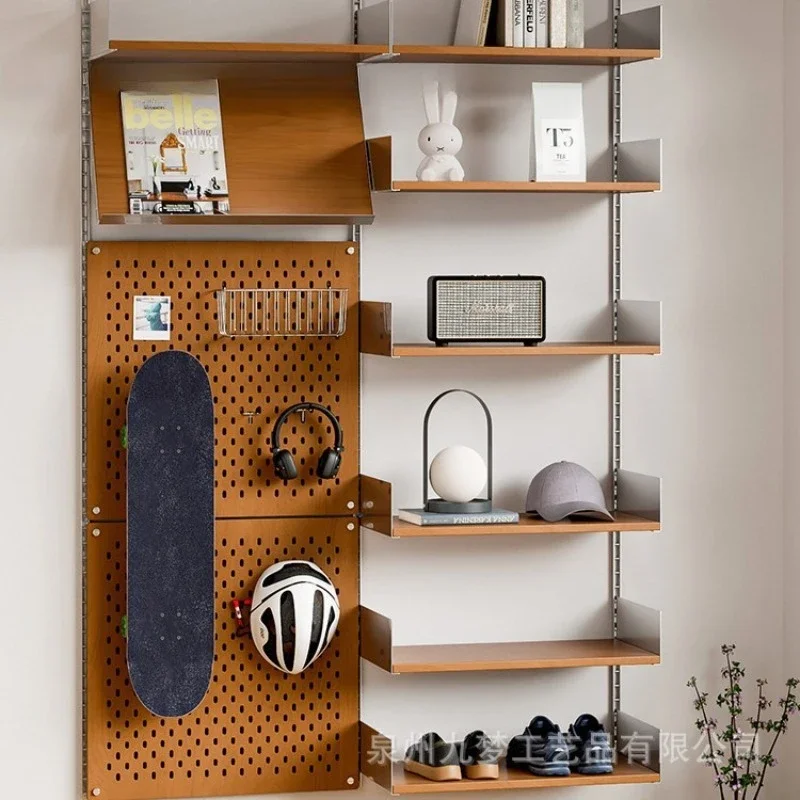 Track Bookshelf Vitsoe Wall Hanging Track Invisible Wall Shelf DIY Free Combination Suspension Module