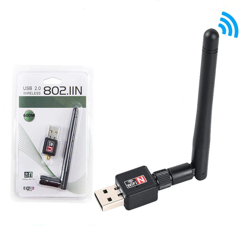 

300M/600Mbps Wifi Adapter 2.4GHz+5.8GHz Wifi Receiver Wireless Network Card USB2.0 wi-fi High Speed Antenna Wifi Adapter