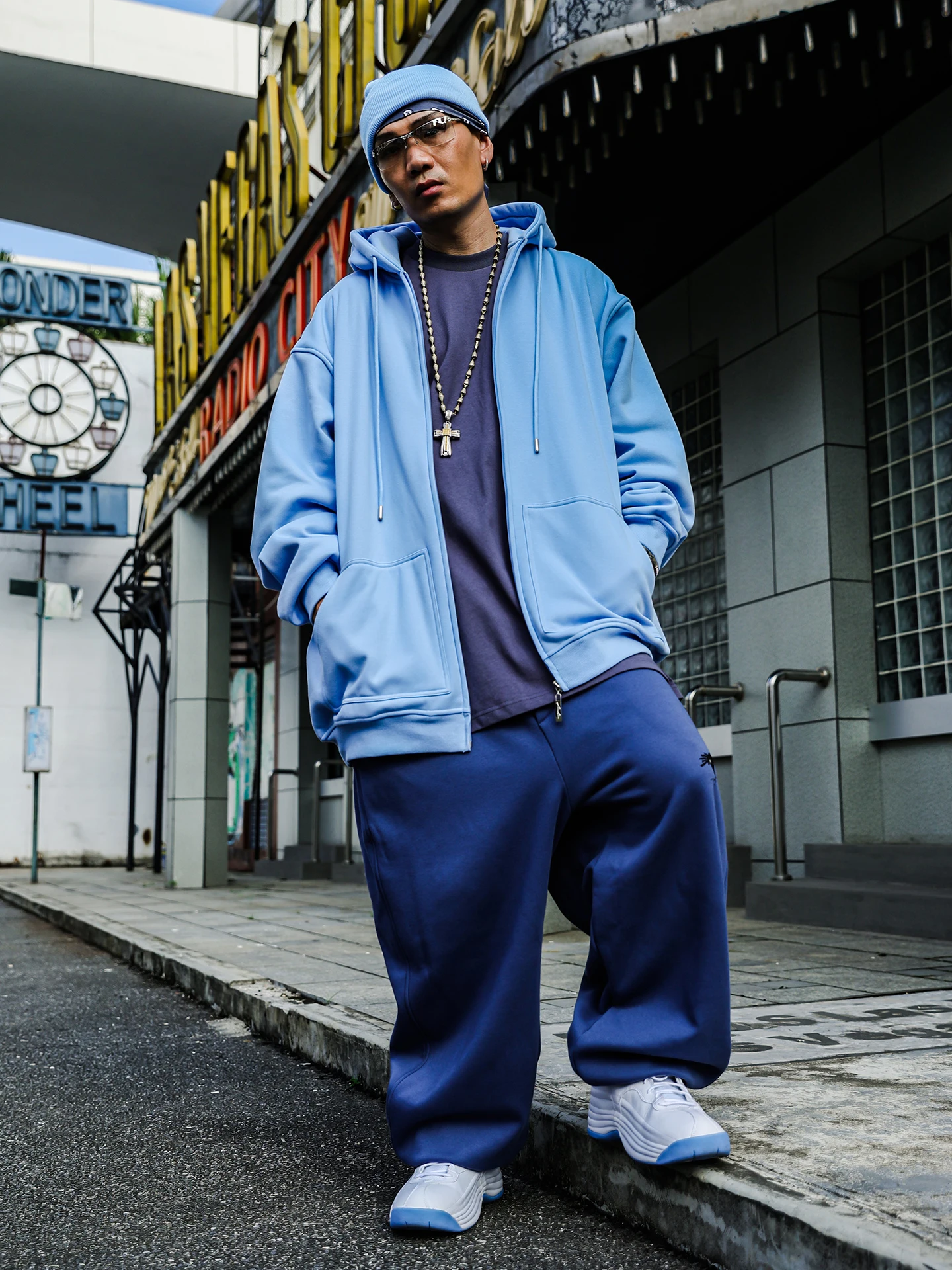 ACUSA Retro Hip Hop Hoodie Jacket Zipper Fleece Oversize Streetwear Basic Style Autumn Winter Men's Casual Comfortable Sweats...