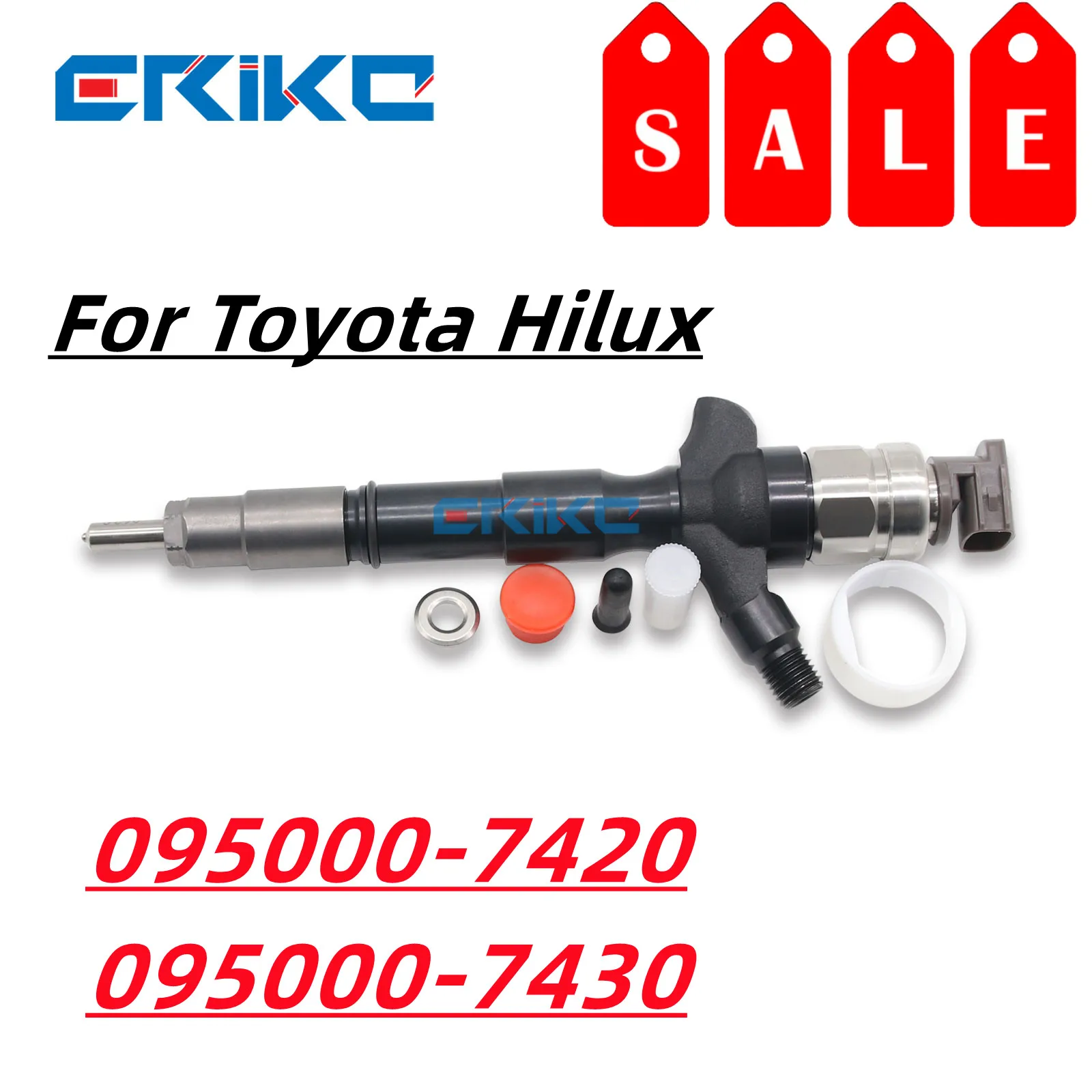 

Fuel Injector 095000-742# 095000-743# Common Rail Injector 095000-7420 095000-7430 for DENSO Toyota 2.5 D4D