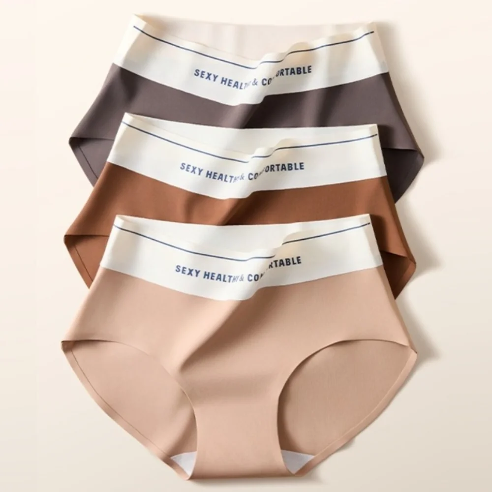

English Letter Postpartum Body Shaper Shapewear 7A Panties Seamless Underpants Belly Contracting Cotton Crotch