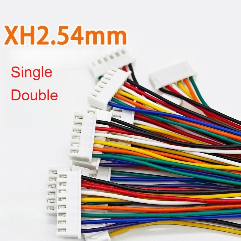 

10PCS JST XH2.54 2/3/4/5/6~12Pin 0.1" Pitch Male Female Plug Socket TJC3 6cm/10cm/20cm/50cm 26AWG Wire Cable Harness Connector