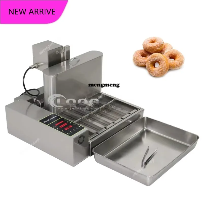 

Commercial Snack Equipment High Quality 6 Rows Donut Machine Auto Doughnut Fry Machine Automatic Mini Doughnut Making Machine F