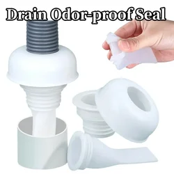 White Silicone Drain Deodorant Core Sewer Pipe Anti Odor Seal Plug Kitchen Sink Floor Drains Filter Stopper Bathroom Accessories
