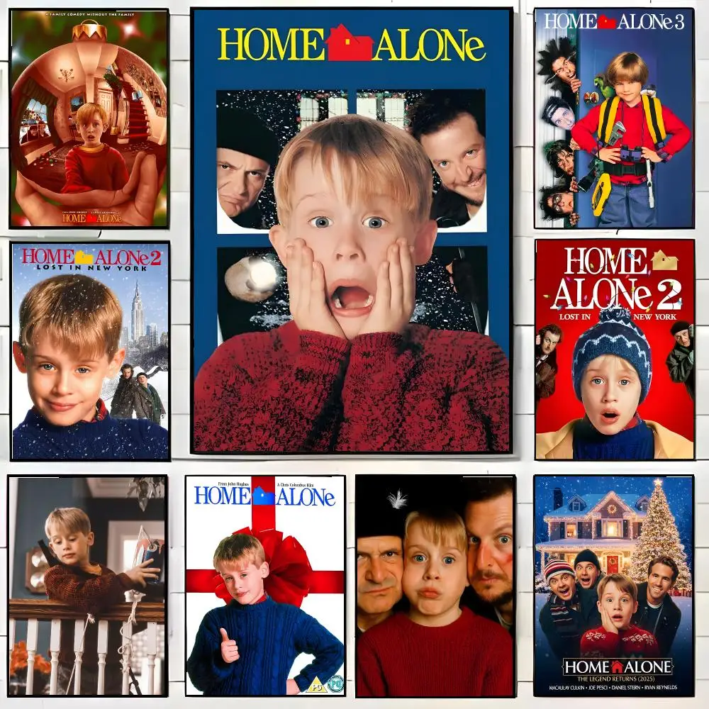 Home Alone Poster High-definition Waterproof Poster Stickers, Suitable For Bedroom, Living Room, Home Decoration