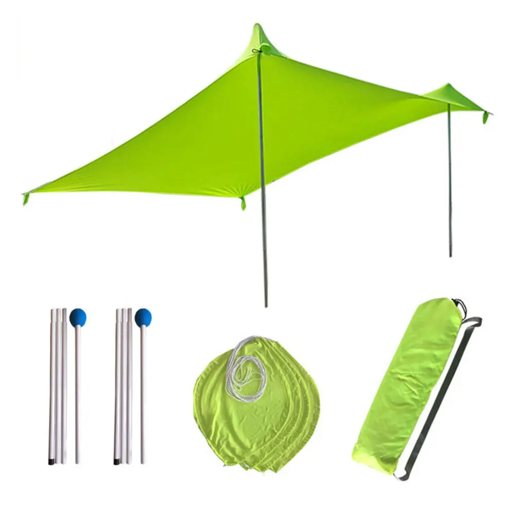 Lightweight Waterproof Outdoor Awning Tent Camping Shelter Sunshade  Beach Tents Tarp Hammock Fishing Canopy Nature Hike images - 6